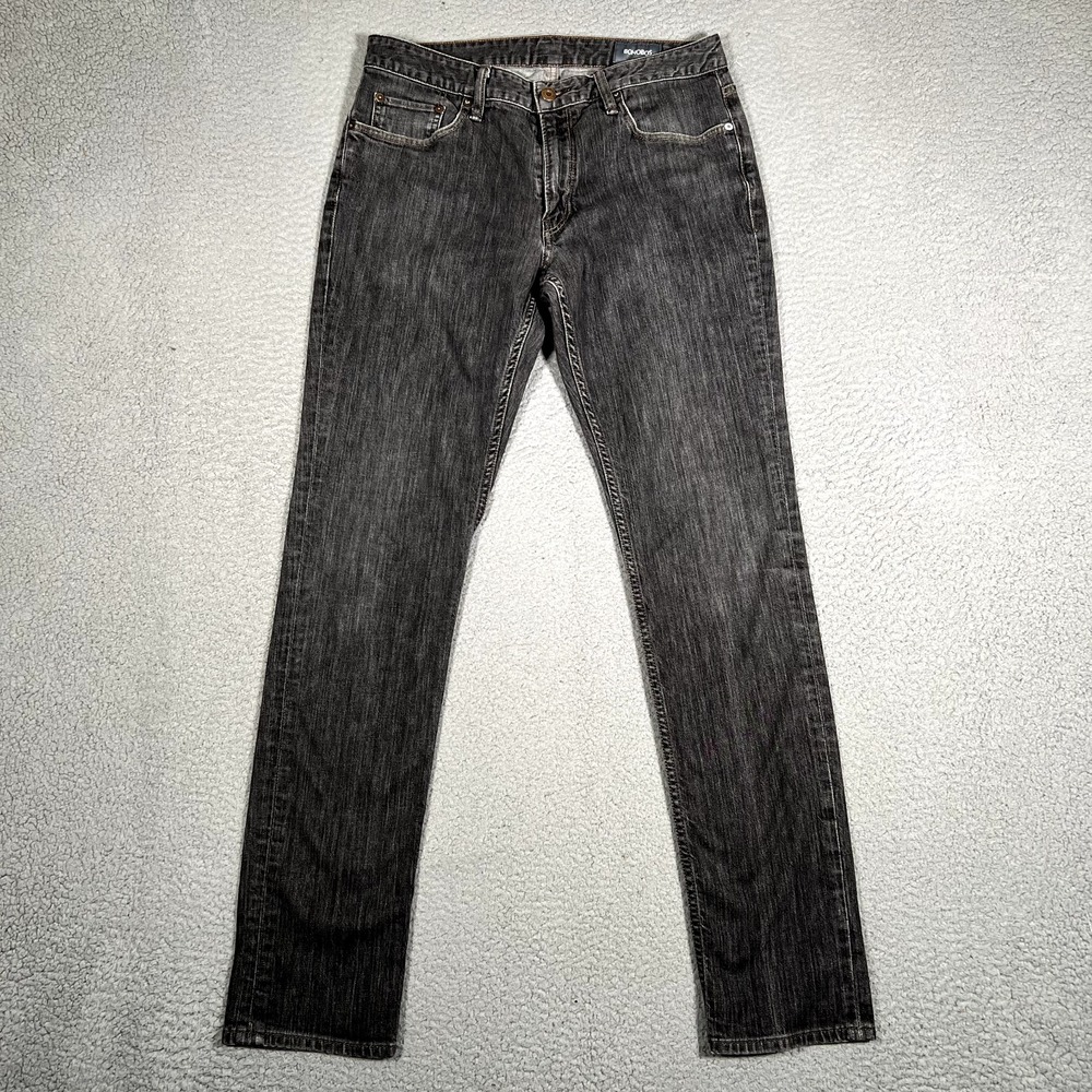 Bonobos Jeans Mens 31x33 Blackout Tailored Fit Denim Casual‎ Preppy Logo Pockets